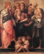 Rosso Fiorentino Madonna Enthroned with Four Saints china oil painting artist